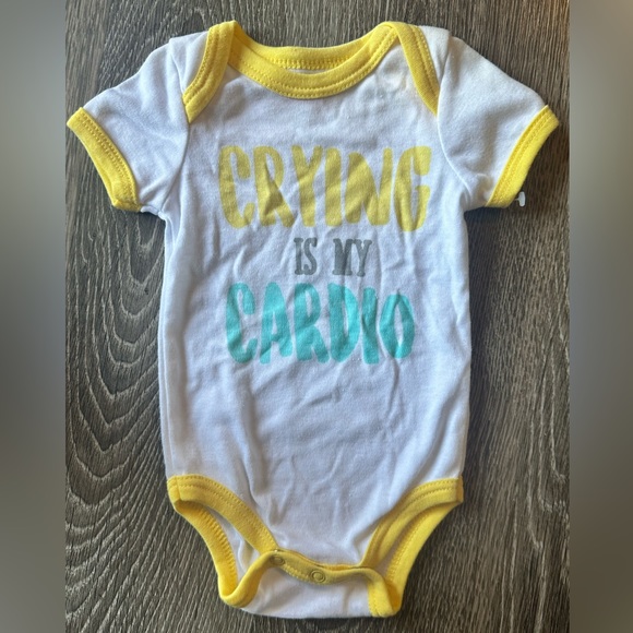 Mixture of baby short sleeve onesies— set of five! - Picture 12 of 12